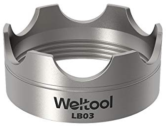 Weltool Flashlight Strike Bezel - 304 Stainless Steel for Maglite C or D Cell flashlights LED ML300L & ML300 LX - Upgrade Maglite Glass Breaker