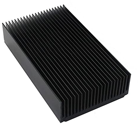 Easycargo 120mm Aluminum Heatsink Kit 120mm x 69mm x 27mm, Large Cooling Cooler Aluminum Heat Sink for Cooling Electronics Cases WiFi Router LED Module (120x69x27mm)