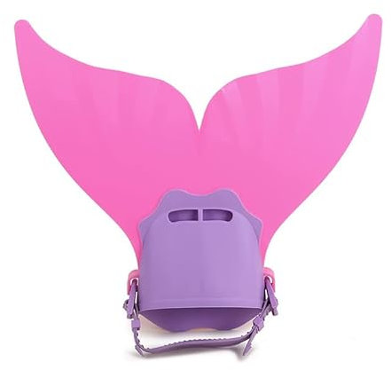 Trainingsschwimmflossen Schwimmflossen Meerjungfrauenflossen Tauchfüße Monoflosse Walschwanz Silikonflossen Schwimmausrüstung Zubehör ( Color : SKU-03-Pink , Size : 18x40CM )