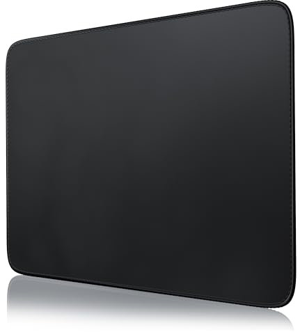 TITANWOLF - Speed Gaming Mauspad Titanwolf Schwarz 280 x 200mm - Mousepad Office - Tischunterlage Large Size - verbessert Präzision und Geschwindigkeit - strapazierfähig - wasserabweisend