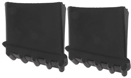 HOMSFOU Ladder Foot Covers Ladder Feet Replacement Pads Non Slip Pads for Household Ladders Wear Resistant Doormat Contact Easy Install Accessories 1.97 X 1.97 X 0.98 in 2 Pack