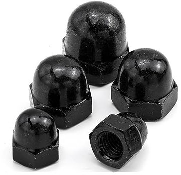 Eichel-Hutmuttern, 2/10/20 Stück 304 Edelstahl Metrische Hutmuttern M3 M4 M5 M6 M8 M10 M12 Gewölbte Hutmuttern Kronensechskantmuttern Handmutter(M520pcs)