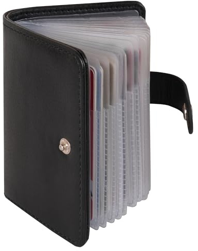 AIRCBC Kreditkartenetui Damen und Herren Kartenetui Leder - 40 Karten