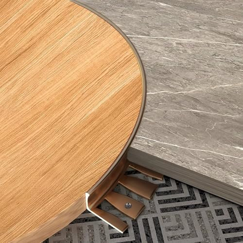 Raouoae Professionelle Fliesenschiene Aus Eloxiertem Aluminium 90 cm* 3 Stück Biegsames Profil Für Sicheren Und Langlebigen Kantenschutz Saubere Fliesenabschlussleiste(Bronze,H:15MM)