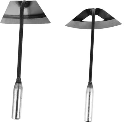 Sosoport 2 Stück Handhacken Für Garten Unkrauthacken Aus Stahl Für Außenbereich Zum Jäten Und Kultivieren Von Gemüsepflanzen Leicht Zu Tragen Verwenden