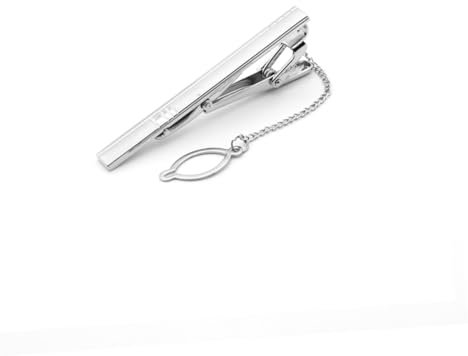 Homoyoyo Kabelbinder aus Metall business hemd saufshirt Krawattenklammer krawattenhalter men accessories mens jewellery Krawattenverschluss aus Metall Krawattenstange Silver