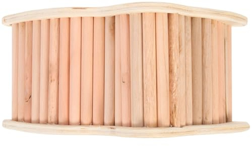 TOYANDONA Échelle à Hamster en Bois Pont et Cachette, d'escalade pour Petits Rongeurs en Cage pour Exercice Quotidien