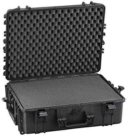 Max MAX540H190S IP67 Rated Waterproof Durable Watertight Equipment Photography with Hard Carry Plastic Transit Case/Pick and Pluck Foam/Flight Case Tool Box | IP67-rated waterproof shell with wheels and trolley handle, pick and pluck foam for photography kit.