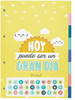 Mr. WonderfulSeparadores Para Archivadores Que Triunfan Hasta Los Lunes, Multicolor