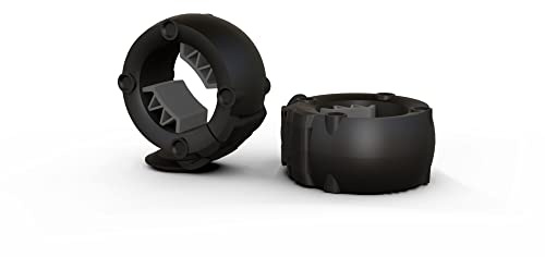GORILLA JAW GorillaJaw™ DOT1 Langhantelklemmen, 25 mm, Schnellspanner, 2,5 cm, 25 mm, Hantelscheiben, Schlösser, Langhantel-Clips für Workout, Gewichtheben, Langhantelklemme mit Nylon-Schlössern,