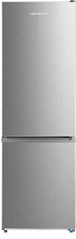 Cookology 310L Freestanding Fridge Freezer - Adjustable Temperature Touch Control - Reversible Doors - Frost-Free System - LED Display - 4 Star Freezer Rating - Inox