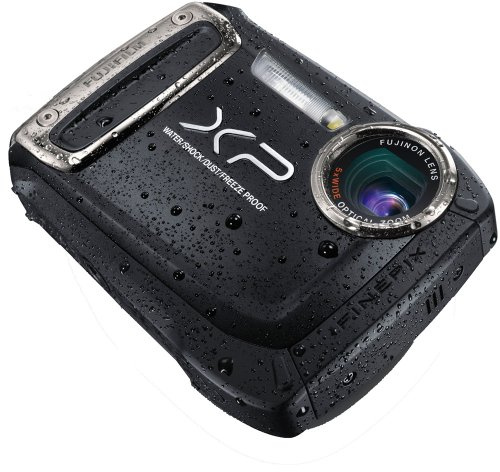 Fujifilm FinePix XP100 Compact Digital Camera 14.4 Megapixel 5x Optical Zoom Image sensor size 25.4/58.4 mm Black (Renewed)