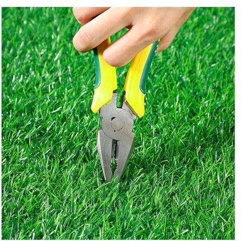 Tapis de sol en gazon synthétique de qualité supérieure - 3 x 15 m - Pour jardin, terrasse, aire de jeux - Tapis de gazon synthétique réaliste - Épaisseur : 2 cm