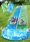 JOYIN Scivolo d'Acqua da 22,5 piedi/685.8cm con 2 Bodyboard, Scivolo da Giardino Estivo con irrigatore Integrato, Gioco d'Acqua per Bambini all'aperto, Blu, Verde