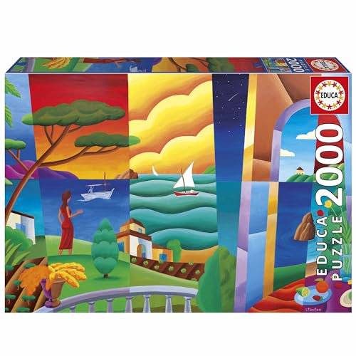 Educa - 2000-teiliges Puzzle für Erwachsene | Penelope Waits, Philip Stanton. Inklusive Fix Puzzle-Kleber. Maße: 96 x 68 cm. Ab 14 Jahren (20268)