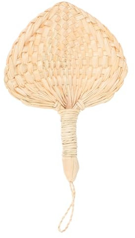 Mobestech Éventail Vintage De Palmier Naturelles Décorations De Fête Éventail Pour Concerts Et Festivals De Musique