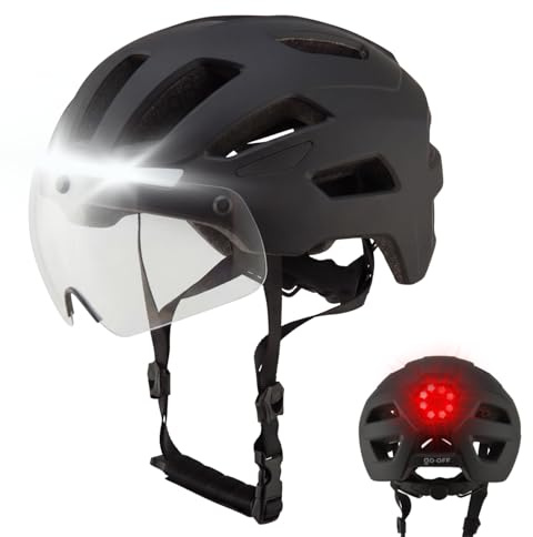 GOOFF Rider Casque de Vélo | Casque pour adultes avec options | Compatible vélo électrique, route et VTT | Femmes et hommes