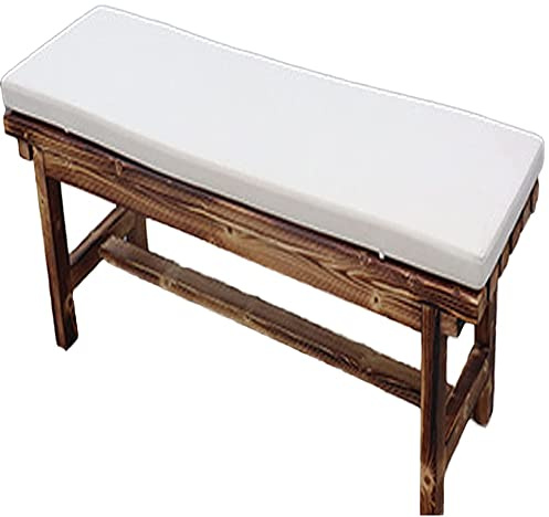 Wasserdichte Bankauflage 5cm dick für 2/3 Sitzer Holzbänke Sofa Lange Terrassenmöbel Indoor/Outdoor 140x40x5cm Garten Sitzkomfort