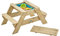 TP Toys | Wooden Picnic Table and Sand Pit | For Kids Ages 3+ | For Sand, Water and Sensory play | Arts and Crafts, Kids Garden Furniture and Outdoor Dining