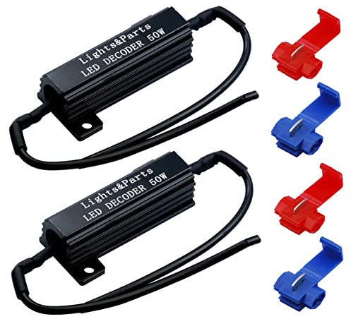 L&P B547 2 Stück H1 H3 HB3 HB4 H7 H8 H11 P21W PY21W CanBus 50Watt 6ohm Lastwiderstand WiderstandLED SMD Lampen ohne Fehlermeldung Blinker Tagfahrlicht TFL Nebelscheinwerfer Rückfahrlicht