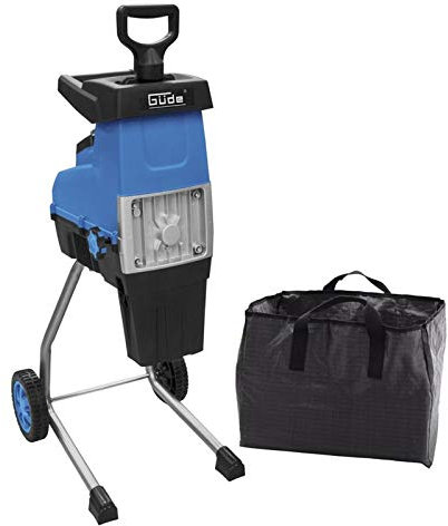 Güde 94374 GH 2801 SILENT - Trituratore da giardino (silenzioso, potente, sacco di raccolta da 30 l, 2800 W, spessore massimo dei rami)