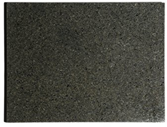 Kota Japan Premium Non-Stick Natural Black Granite Stone Pastry Cutting Board Slab 12 X 16 with No-Slip Rubber Feet for Stability and to Protect your Countertops | Easy to Clean | Stays Cool