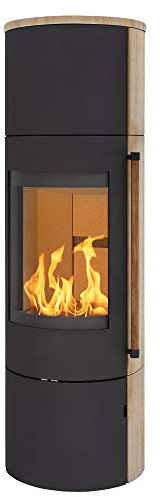 H&M Germany Kaminofen EVO 2.1 XL Sandstein Schwarz Ofen Heizofen Holzofen Kamin 7kw