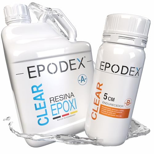 ECO+ EPODEX Resina Epoxi hasta 5cm, BLUE - Transparent, 6kg