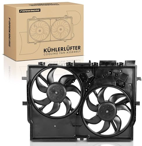 Frankberg Lüfter Motorkühlung Kühlerlüfter 230/210W 1347697080 | Kompatibel mit Ducato Kasten 250, Ducato Pritsche/Fahrgestell 250, Ducato Bus 250