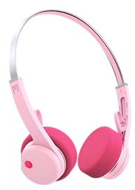 Mondo Freestyle On-Ear Auriculares, Bluetooth 5.3, ENC, Controlador de 36 mm, Estilo Retro de los años 80, Rosa
