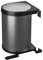 Relaxdays Poubelle encastrable pivotante, 12 l, Placard de Cuisine, 37 x 28 x 28,5 cm, Acier Inoxydable, argenté/Noir