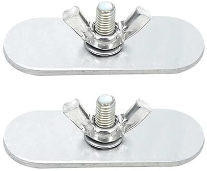 KSeSii 2 tornillos tensores de mariposa de acero inoxidable for accesorios de aire acondicionado móvil, tensor de placa de sellado