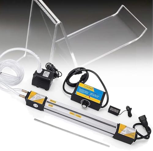 NzEupno Plieuse Manuelle en Plastique Acrylique PVC, Plieuse Chauffante en Acrylique, Plieuse en Feuille De Plastique, Kit De Marquage De Lettres en Canal avec 2 Fils Chauffants,60CM