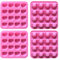 4 Uds Moldes Con Forma De Cerdo, Formas Interesantes, Moldes De Chocolate, Moldes De Silicona De Dibujos Animados, Herramientas Para Hornear Postres