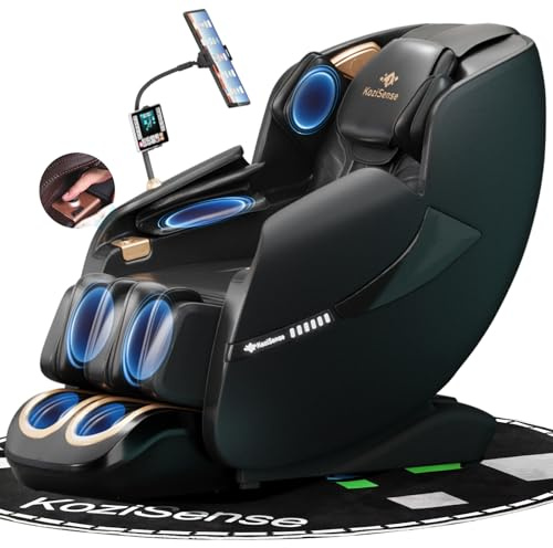 KoziSense A18 3D Massage Chair Full Body, Zero Gravity SL-Track Shiatsu Massage Recliner Chair with Heat, AI Control, Body Scan and Calfrest Extension (Upgraded)