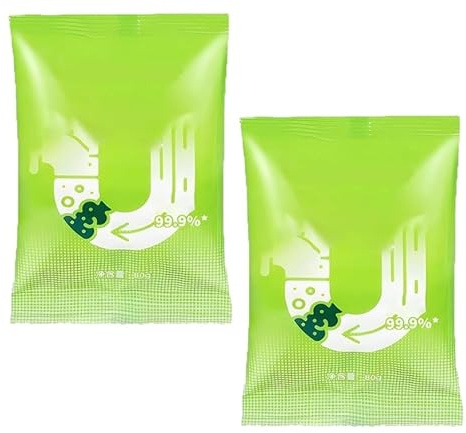 Poudre de débouchage puissante pour canalisations, déboucheur d'évier et de canalisations, nettoyant et désodorisant pour canalisations, déboucheur multi-usages pour cuisine, toilettes (2)