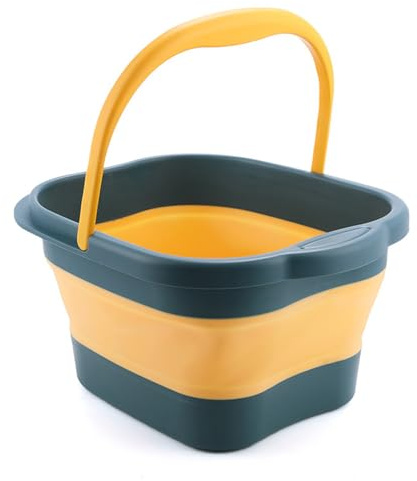 Vasca da bagno per piedi | Pedicure pieghevole con punti massaggianti – Vasca per la cura dei piedi portatile lenitiva per madre padre partner uomo