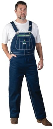 Liberty Men's Rigid Denim Bib Overall, 32x32