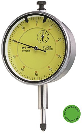 CNC Calidad Medición Reloj 10 mm Rango de medición – stoßgeschützt – calibrada según VDI/VDE/dgq 2618