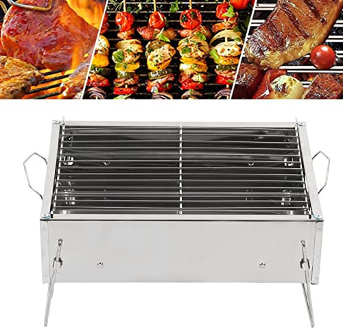 Griglia per barbecue Griglia a carbone Griglia per barbecue in acciaio inossidabile Griglia per barbecue a carbone pieghevole portatile Griglia per barbecue a carbonella pieghevole Scrivania da tavolo