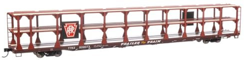 Walthers Spur H0 – Godsvagn 89 tum flatcar rack Pennsylvania Railroad