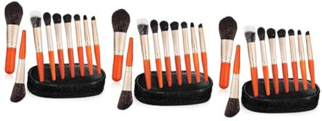FRCOLOR 27stücke Teiliges Reise-make-up-pinselset Mit Aufbewahrungstasche Professionelle Foundation Und Augenbrauenpinsel Für Tägliches Make-up Und Unterwegs