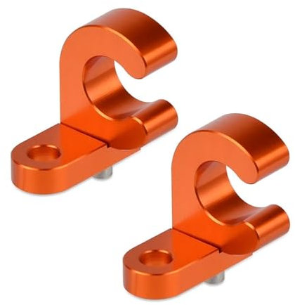 Motorrad Bremsleitung Für K&T&M 950 990 1090 1190 1290 Super Adventure R S T ADV Duke SMT SMR LC8 Supermoto Hinten Bremsleitung klemme Bremse Kabel Halter(Farbe:2 PCS)
