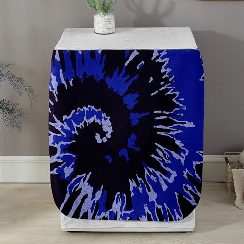 Highdi Graffiti Housse de Protection pour Machine à Laver, Chargement Frontal Housse La Poussière avec Ouverture Frontale pour Linge Domestique (Tie-Dye 6,Capacité S 6~7.5KG)