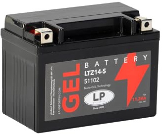 Batteria al gel per moto, 12 V, 11,2 Ah, 10 ore, 190 CCA Landport, MG LTZ14-S