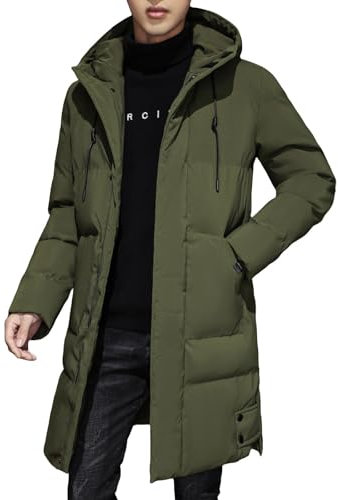 Vente Flash du Jour Et Soldes Maison Manteau 3/4 Homme Hiver Coupe Vent Capuche Homme Manteaux Impermeables Homme Veste pour Homme Ete Parka Homme De Marque Offre De Mes Commande