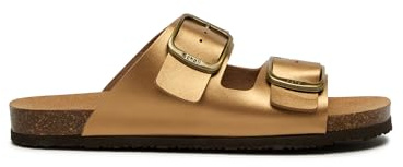 Scholl Jackie, Sandali Donna, 2 cinturini, Bronzo, 39 EU