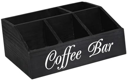 Colcolo Soporte para cápsulas de café, organizador de estación de café, organizador de encimera de gran capacidad, almacenamiento de cápsulas de café para, Medio