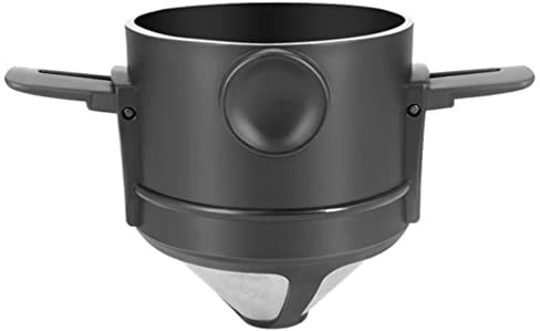 Tetera de cerámica, tetera grande, 1 embudo de café, gotero de café de metal, filtro de café, colador de café de goteo lento, colador de jugo, tamices concentrados