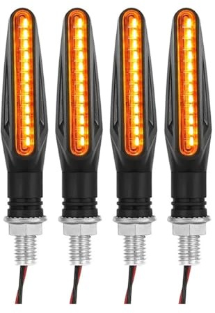 Luz Intermitente LED Flexible para Motocicleta, Luz De Giro Universal para, Relé Incorporado, 12 V Motocicleta Intermitentes señalizacion